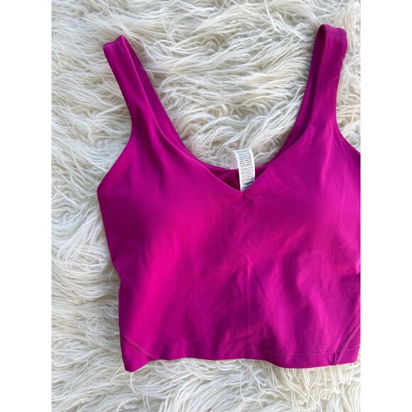 Lululemon Align Tank Top Ripened Raspberry Size 6 - Picture 6 of 9